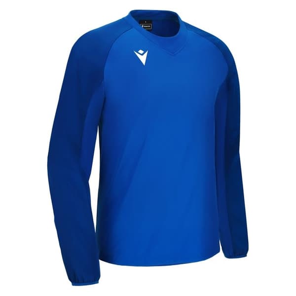Sweatshirt vindjacka rund hals Macron Denali kungblå/blå XS
