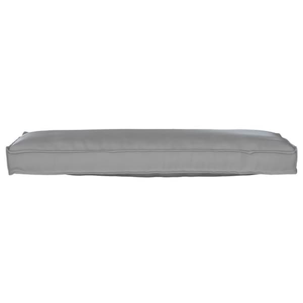 Pallkudde - Grå - 120x40x8 cm - Oxfordtyg - Inomhus Grå
