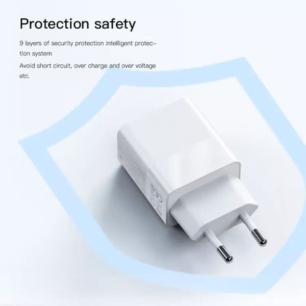USB-laddare Priza Priza USB, Typ-C, PD20W, QC3.0, 3A - Yesido (YC32) - Vit