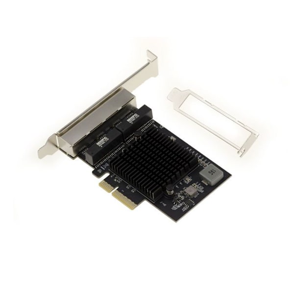 PCIe 2.5 LAN Quad Gigabit Ethernet-kort 10 100 1000 2500 1G 2.5G 4 RJ45-portar. Med Realtek RTL8125 Chipset