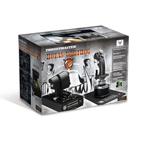 THRUSTMASTER Joystick HOTAS WARTHOG - PC Svart