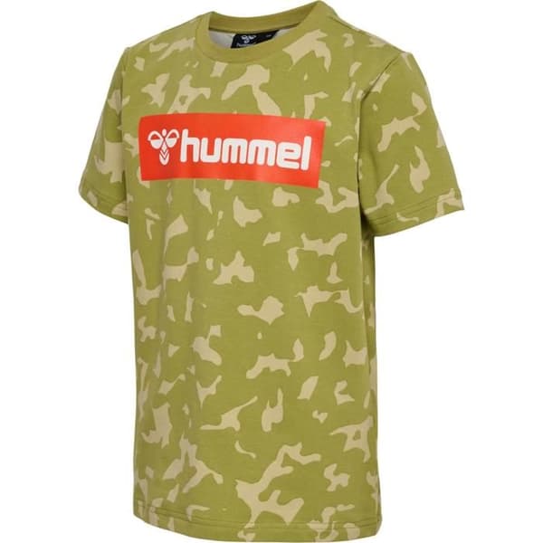 T-shirt barn Hummel Rush Aop - grön grön 5 år