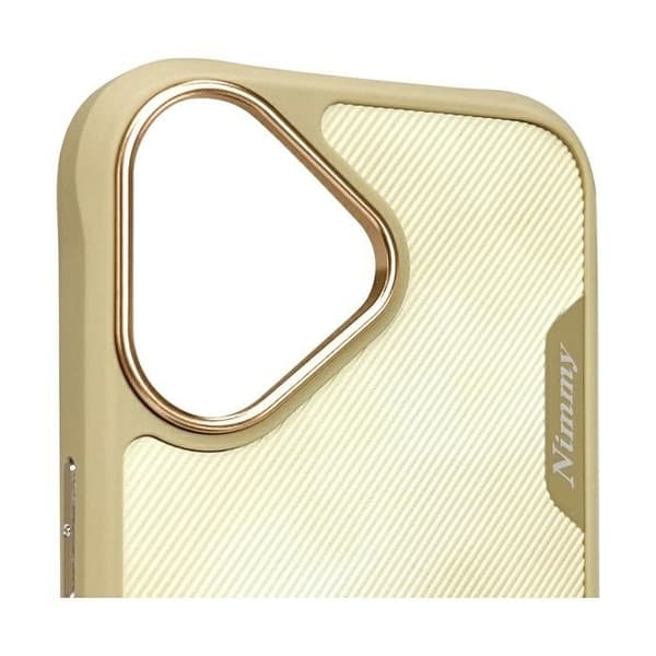 Coque Nimmy Stora Ögon Husdjurskatt Kaki för iPhone 16