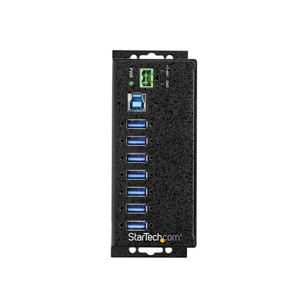 STARTECH Router, Wifi, Nätverk Industriell kvalitet | Skydd mot DES | 15 kV luft | 8 kV kontakt | Monterbar | 5 Gbps Denna hubb