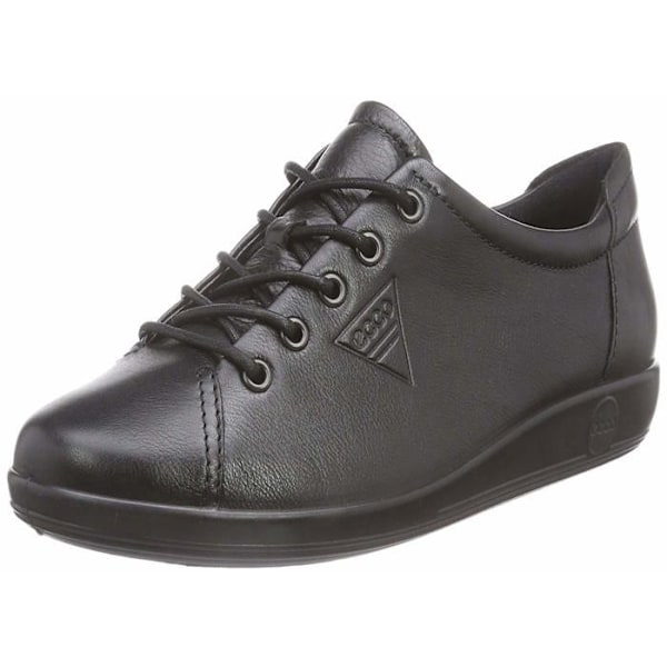 Derby Ecco - 206503-56723 - Mjuka 7" Sneakers för damer Svart 43