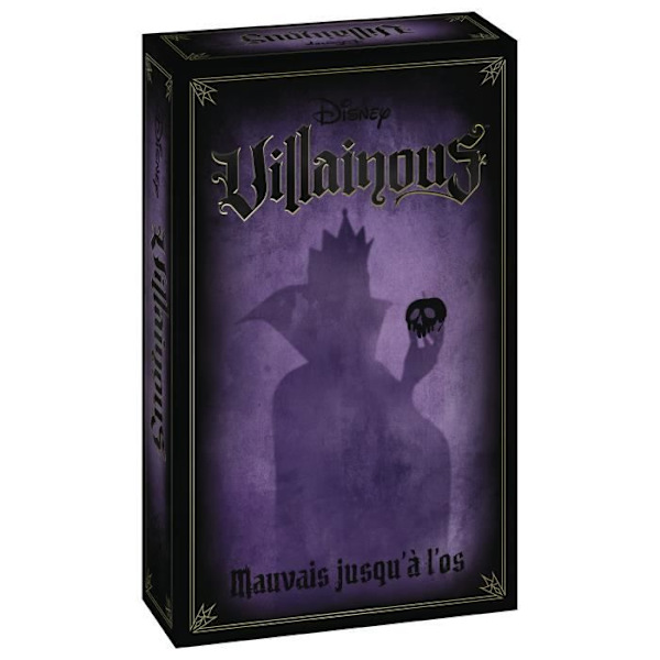 Disney Villainous Extension 1 - Bad to the Bone - 2 till 3 spelare - Fransk version - Spelbar med eller utan basspelet Grön