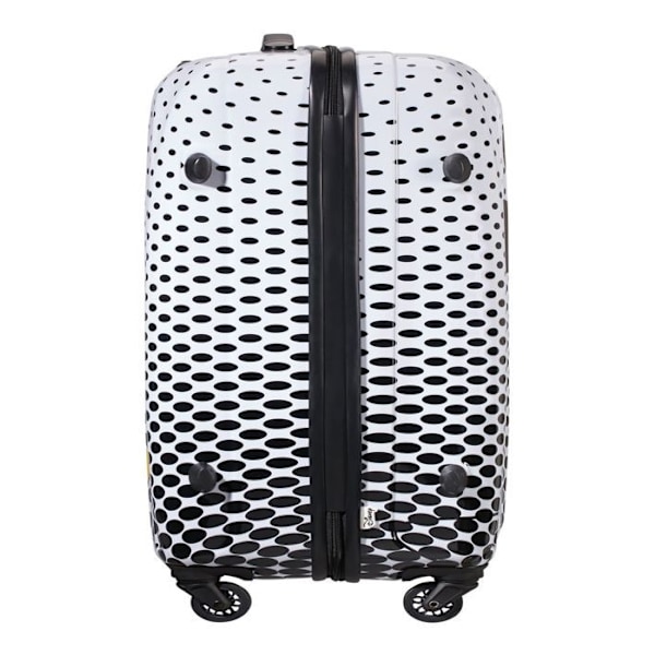 Resväska - AMERICAN TOURISTER - DISNEY MICKEY MOUSE - 75 cm - Stel - 4 hjul - 88 L vit, svart, gul, röd