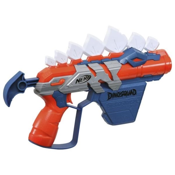 NERF DinoSquad Stegosmash Blaster - Stegosaurus Design - 5 Dart - Utomhus Flerfärgad