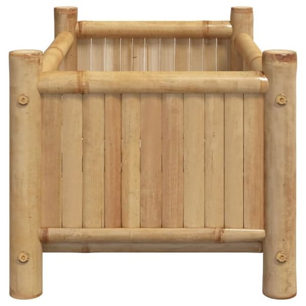 vidaXL Blomlåda 50x30x25 cm bambu 366460