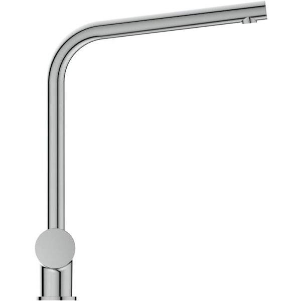 KOLVA diskbänksblandare, hög pip, Blå startteknik - Krom