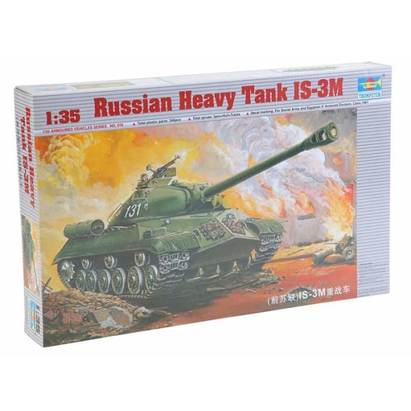 Fordon att bygga - landfordon att bygga Trumpetare - TRU00316 - 00316 Russian Heavy Kit modell Char is-3 m