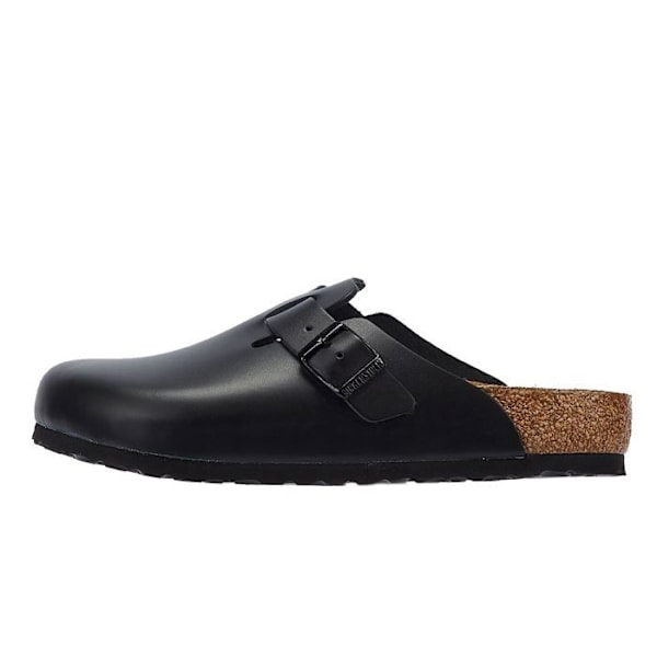Sabot - Birkenstock - Boston - Läder - Bekväm - Storlek 37 Svart
