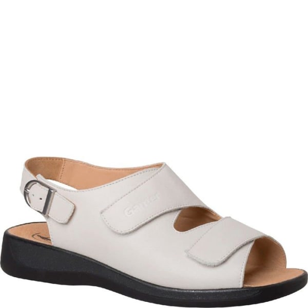 Sandal - barfota Ganter - 1-202511-06000 - Kvinna Monica-G, Zweiklett-Sandal Mjölk 41