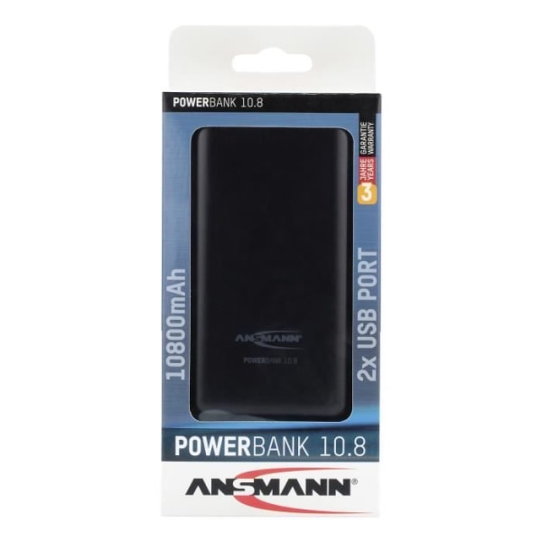 Ansmann External Backup Battery 10,8 10800 mAh 1700-0067