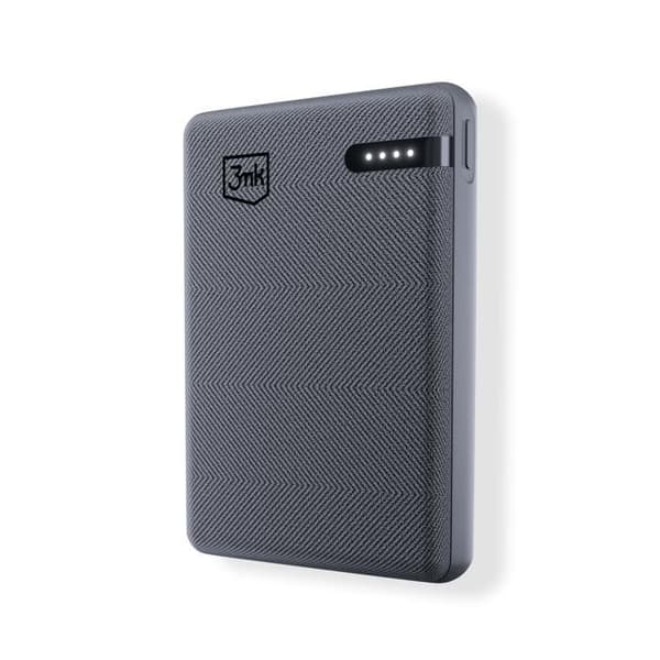 Accessoarer - 3mk 5 000 mAh 12 W USB 1C bärbar extern batteri - Grå