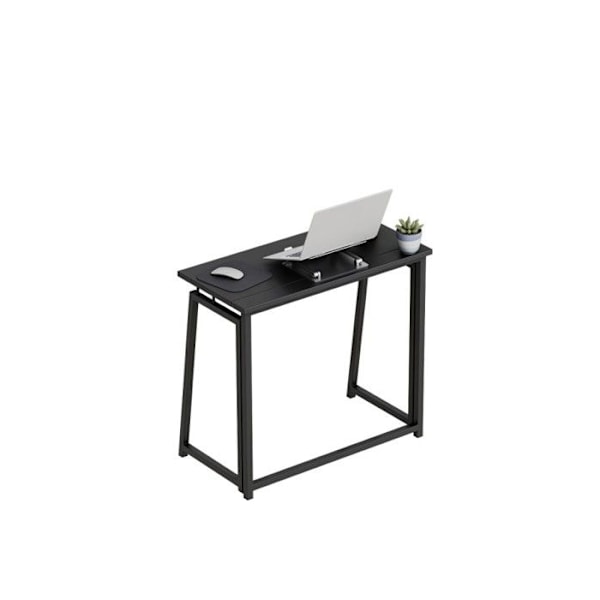 Fällbart skrivbord - MARK ADLER - Ledare 1.5 - Svart - Kompakt - Ergonomiskt - Idealisk för distansarbete Svart