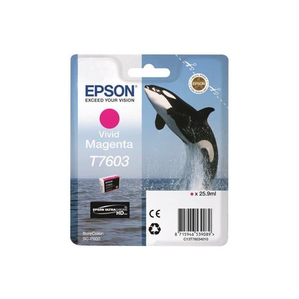 EPSON Bläck/T7603 Ljust Magenta