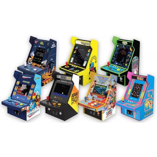Micro Player PRO-konsol - Ms. Pac-Man - Arcade - Atari - 7 cm högupplöst skärm