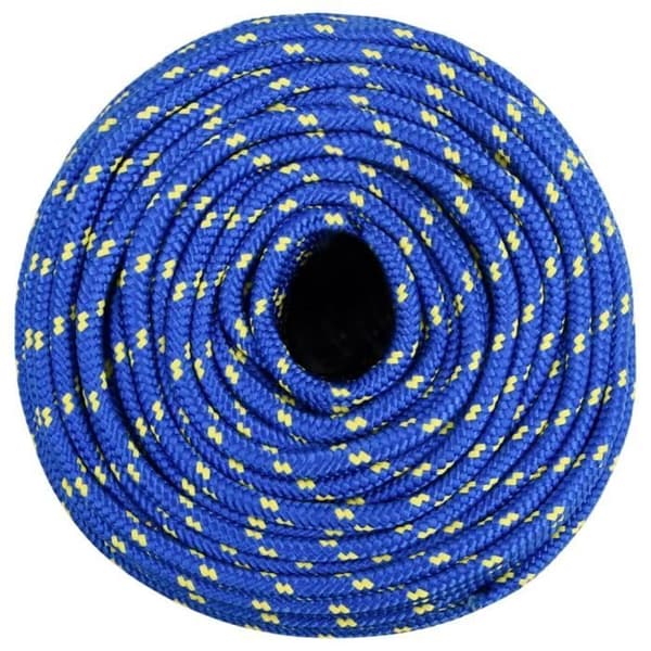 152444 vidaXL Båtline Blå 6 mm 50 m Polypropen Blå