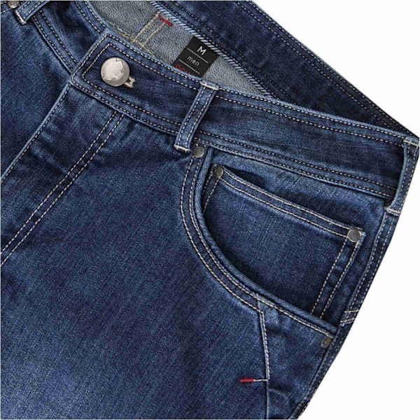 Byxor - OCUN - Ravage - Mjuk denim - Ergonomisk design - Telefonficka på sidan Blå XL