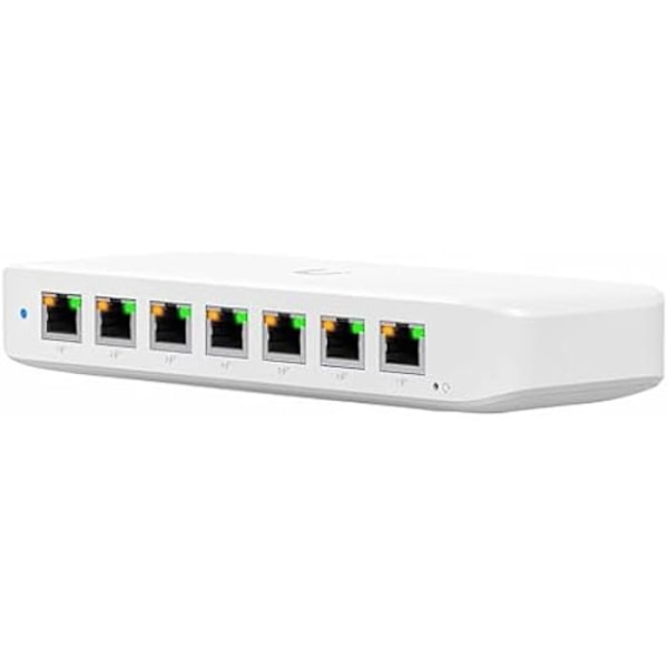 Switch - UBIQUITI NETWORKS - UniFi USW-Ultra - Nätverkshantering - VLAN - QoS Vit