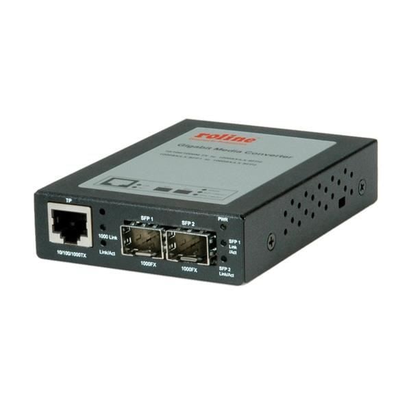 ROLINE fiberoptisk mediaomvandlare - RJ45-MINI GBIC 21.13.1067 - Gigabit Ethernet - 1000 Mbit/s - SFP