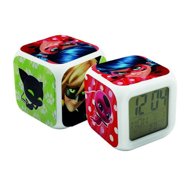 Barnväckarklocka Joy toy - 1 - Miraculous Alarm Clock Cube i presentförpackning - 8 x 8 x 8 cm, liten storlek