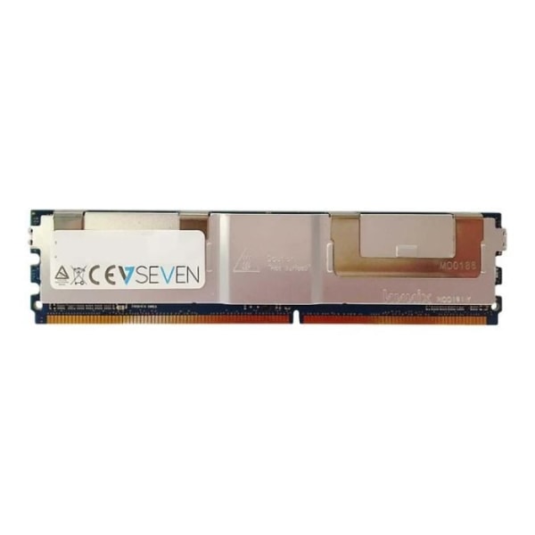 V7 Server RAM-modul - 8GB - DDR2-667/PC2-5300 DDR2 SDRAM - CL5 - 1,80V - ECC - Full buffring - 240 stift -