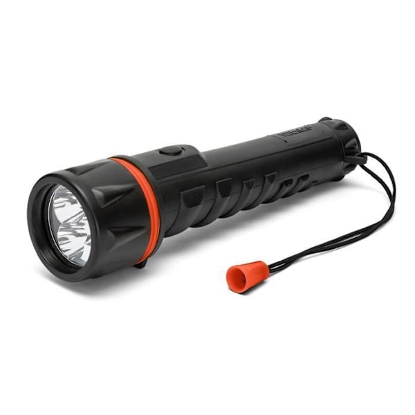Okrossbar gummificklampa 3 LED - VELAMP - Ficklampa - Batterier - Utomhus