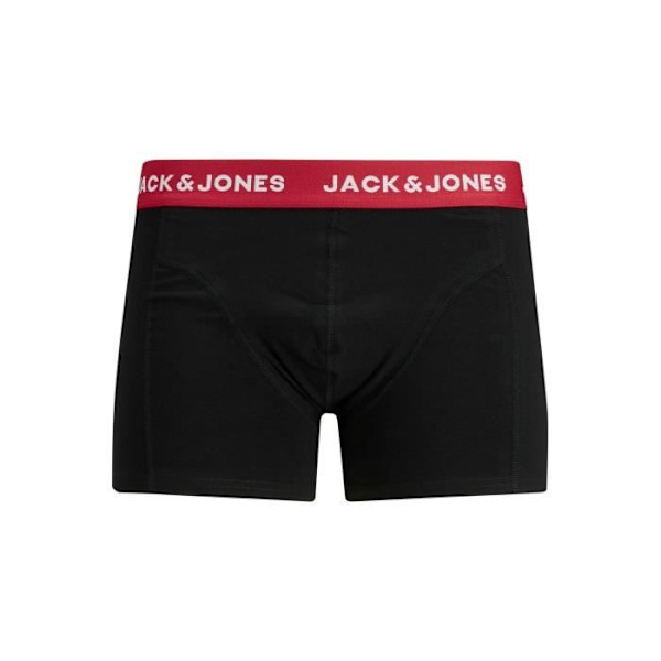 Boxers - Jack & Jones - Blomma Fågel - 3-pack - Svart - XL - 95% Bomull Svart jag