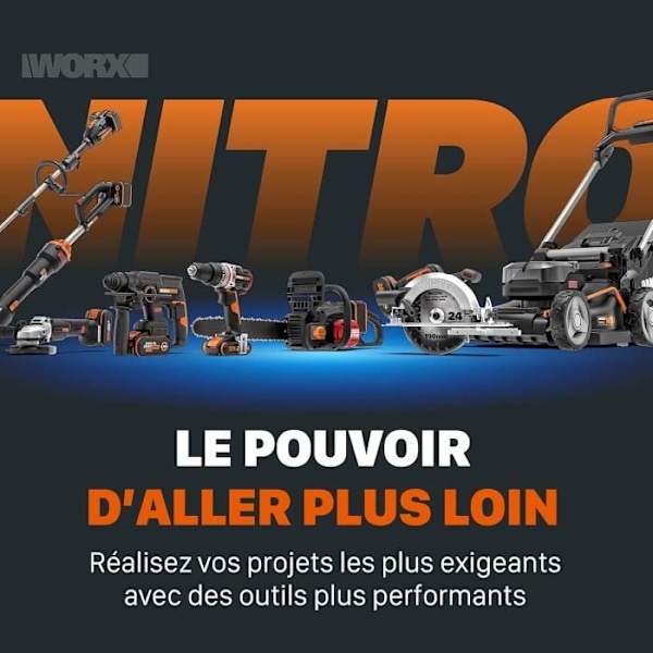 WORX NITRO Trådlös Borstless Borrskruvdragare 20V WX177 SwitchDriver