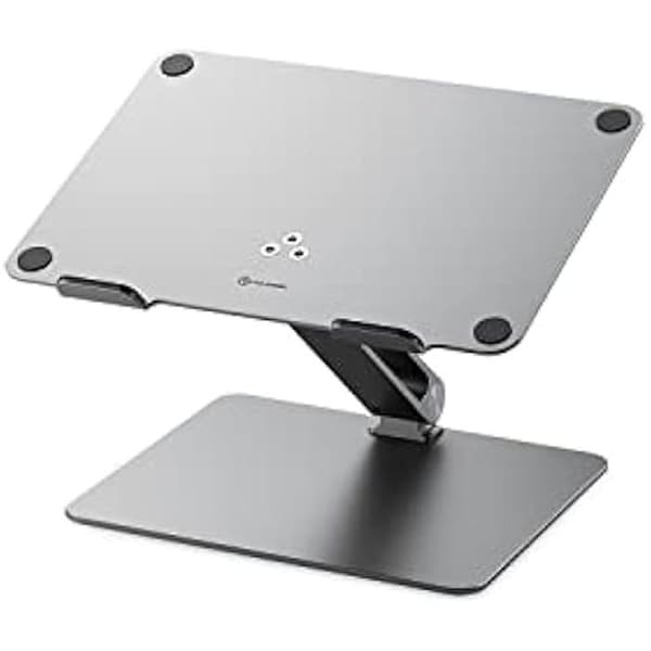 Justerbart stöd för bärbar dator - ALOGIC - Elite - Aluminium - Ergonomisk - Bärbar