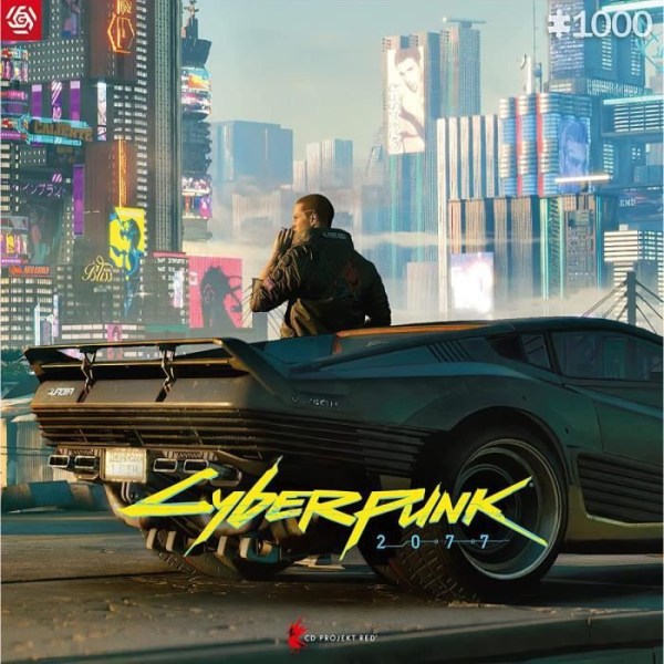 VideospelMerchandise-Cyberpunk 2077: Mercenary on the Rise Puzzle 1000 bitar