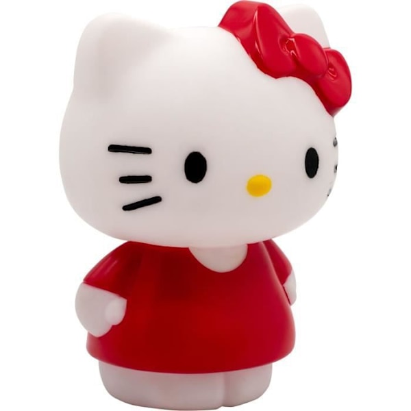 HELLO KITTY Lätt dekorationslampa - 25 cm Vit, röd, blå och svart