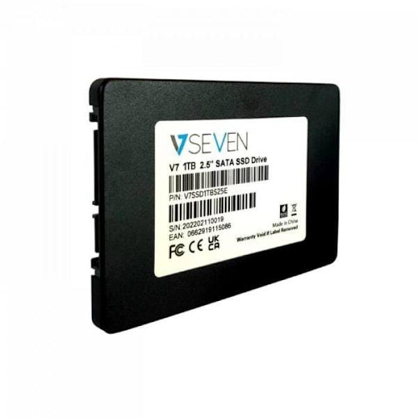 Hårddisk V7 V7SSD1TBS25E 1000 GB 2,5"