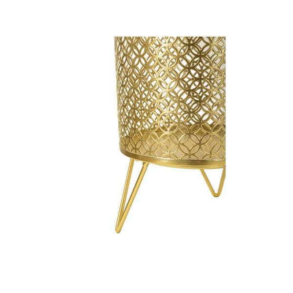 Set med 2 Design Blomkrukor "Ceci" 20cm Guld guld-