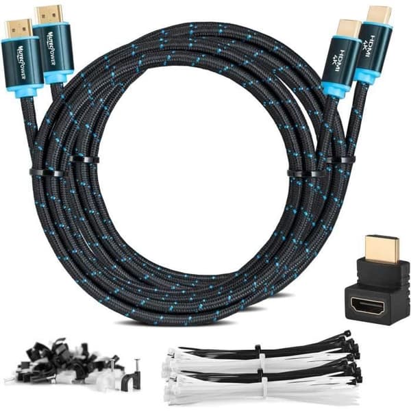 HDMI-kabel - MUTECPOWER - 5M - HDMI 2.0 - Hög Hastighet - 3D UHD