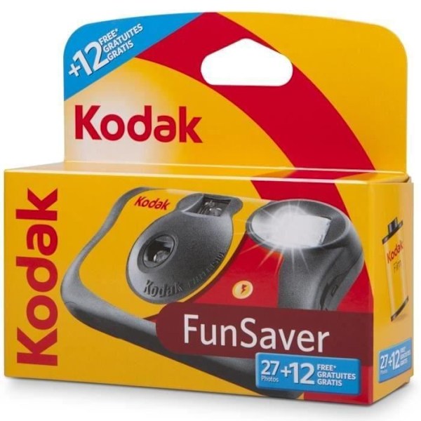 Kodak PAP FUN SAVER 27+12 exponeringskamera direkt