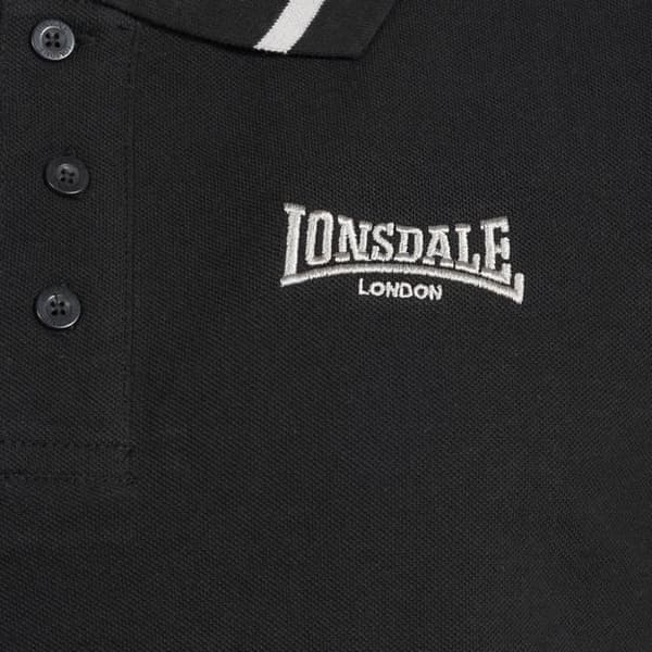 CAUSTON LONSDALE POLO SHIRT SVART S