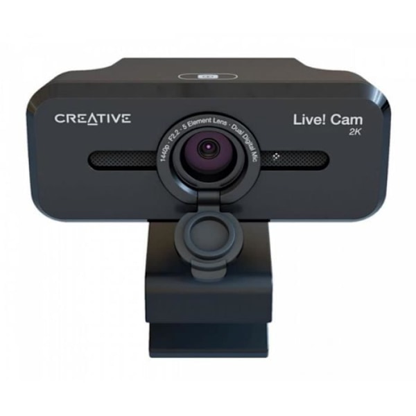 Creative Labs Creative Live! Cam Sync - V3 - Webbkamera - Farbe - 5 MP - 2560 x 1440 - 1080p, 1440p - Ljud - USB2.0 - YUY2