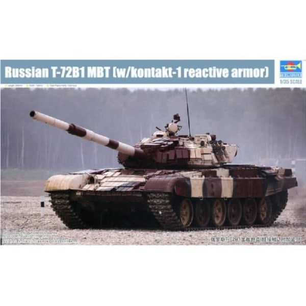 Ryska T-72B1 MBT (med kontakt-1 reaktiv rustning)