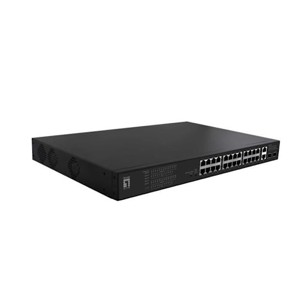Unmanaged Fast Ethernet Network Switch (10-100) LEVELONE FGP-2831 Svart