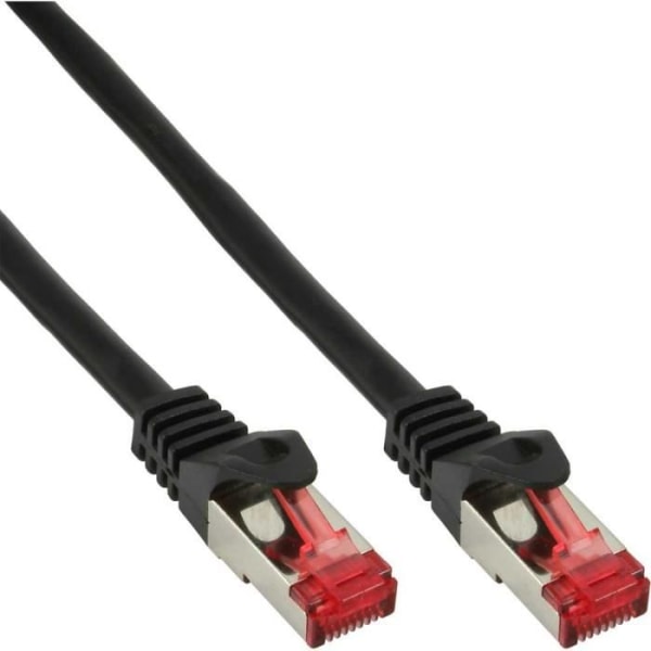 InLine® RJ45 nätverkspatchkabel, S/FTP (PiMf), Cat.6, 250MHz, halogenfri, 7,5m