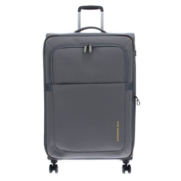Valise - MANDARINA DUCK - Smile & Go Trolley Large - Grå - Mjuk - 4 Tysta Hjul Grå