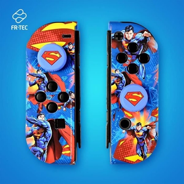 Tillbehörssats - FR-TEC - Superman - Skydd - Anpassning - Säker förvaring Blå röd