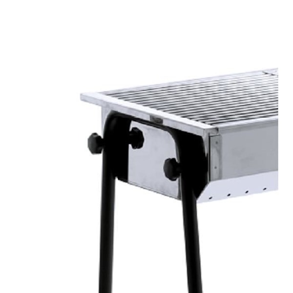 PATIO PRO INOX TRÄKOL-GRILL rostfritt stål
