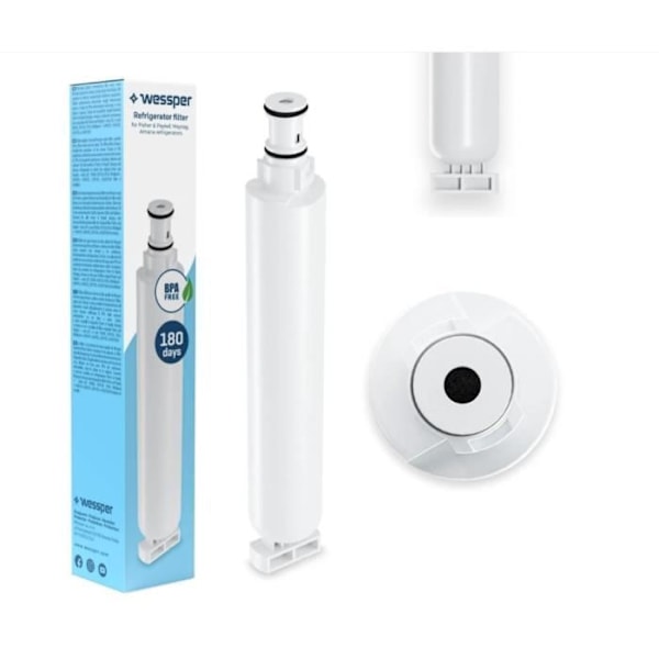 Wessper 847200 Byte av vattenfilter för kylskåp för Fisher & Paykel, Maytag, Amana. RS90A, RS9120, RS36, 4396701