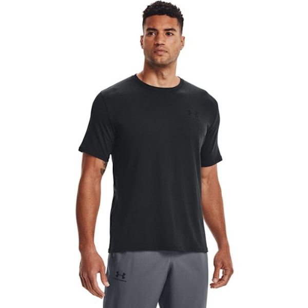 Löpar-T-shirt - Under Armour - Sportstyle - Svart - Korta ärmar - Andningsbar Svart jag