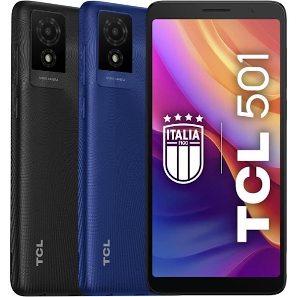 Smartphone 4G TCL 501 - 32 Go - Android 14 Go Edition - Blå Isberg