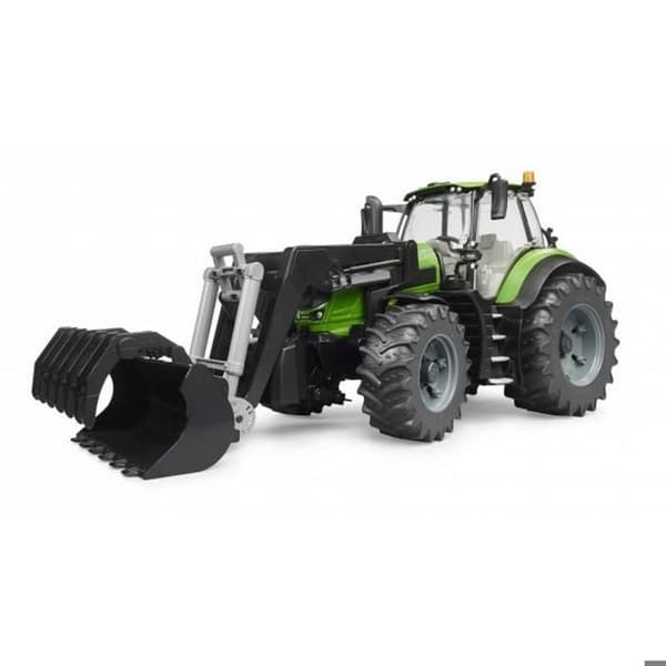 Deutz 8280 TTV med frontlastare - Traktor RC grön